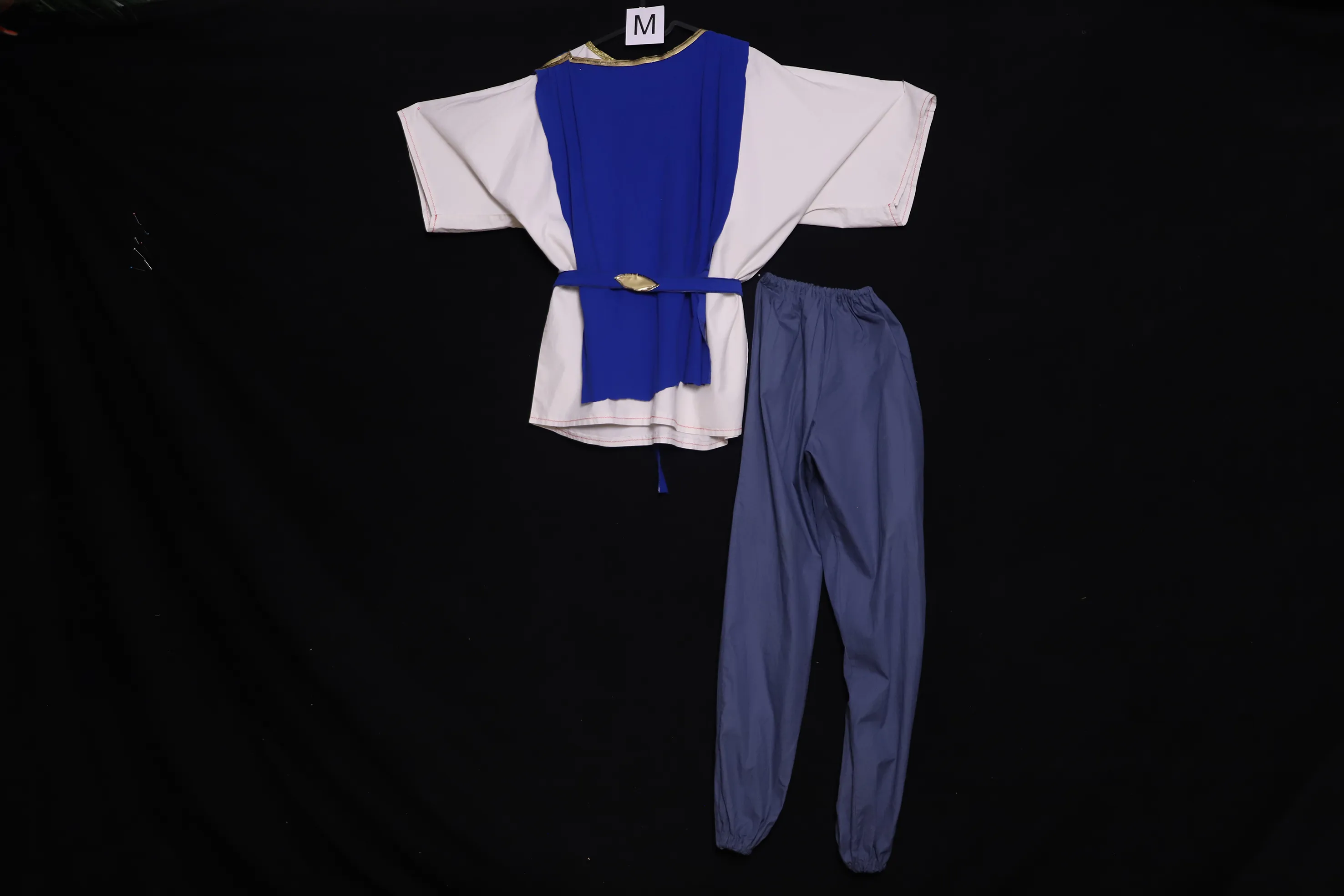 Verkleidung M, weiss-blau ( M0655 )