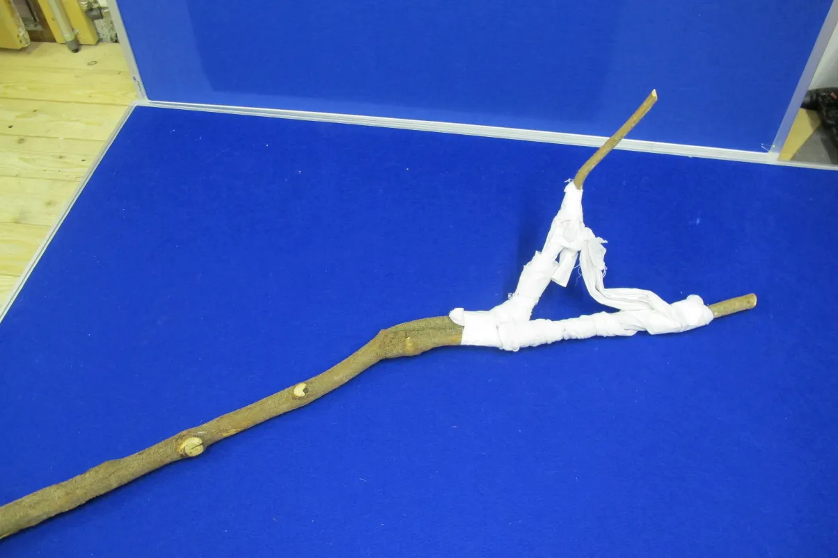 Krücke für Gelähmten