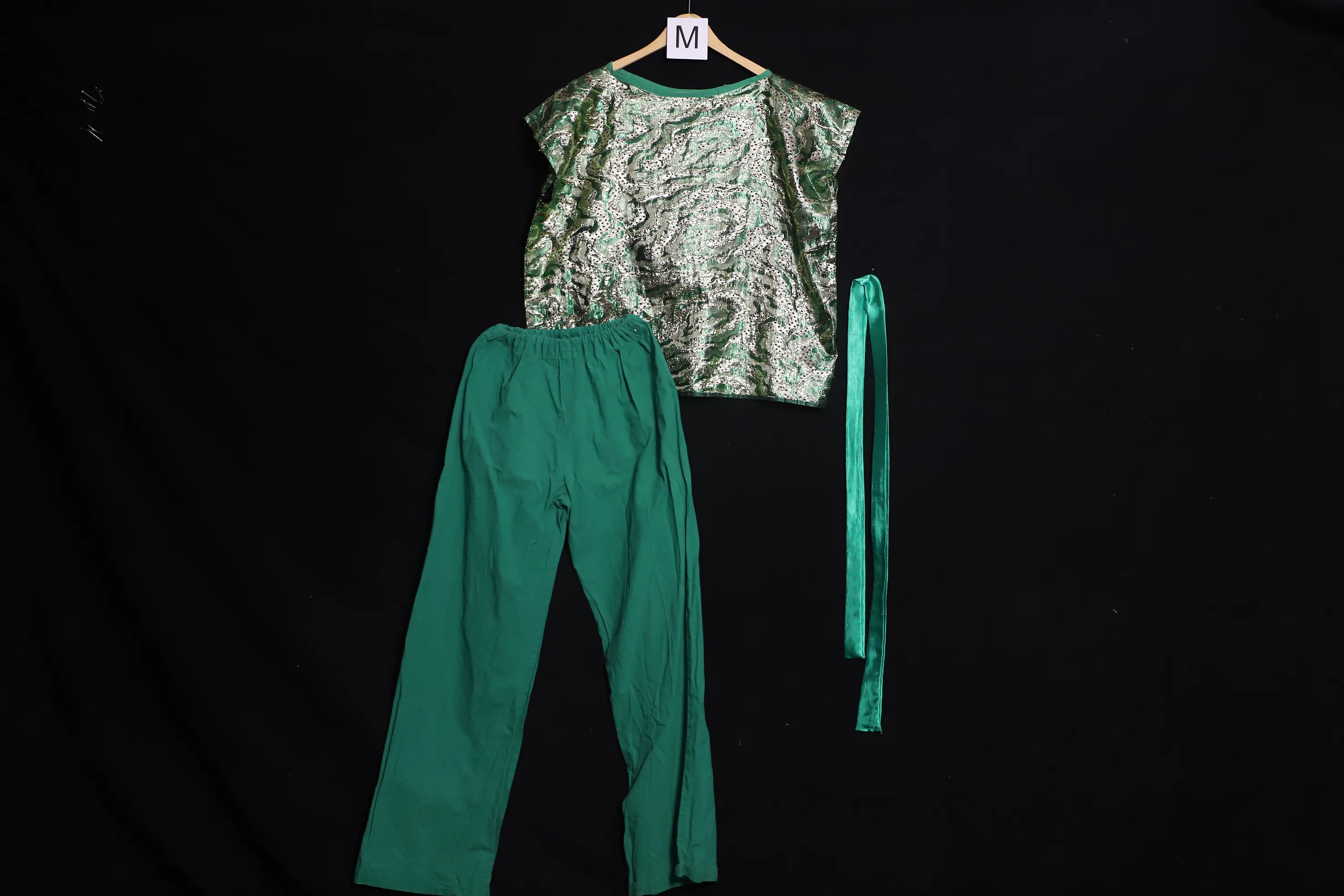 Verkleidung M, Diener grün ( M0708 )