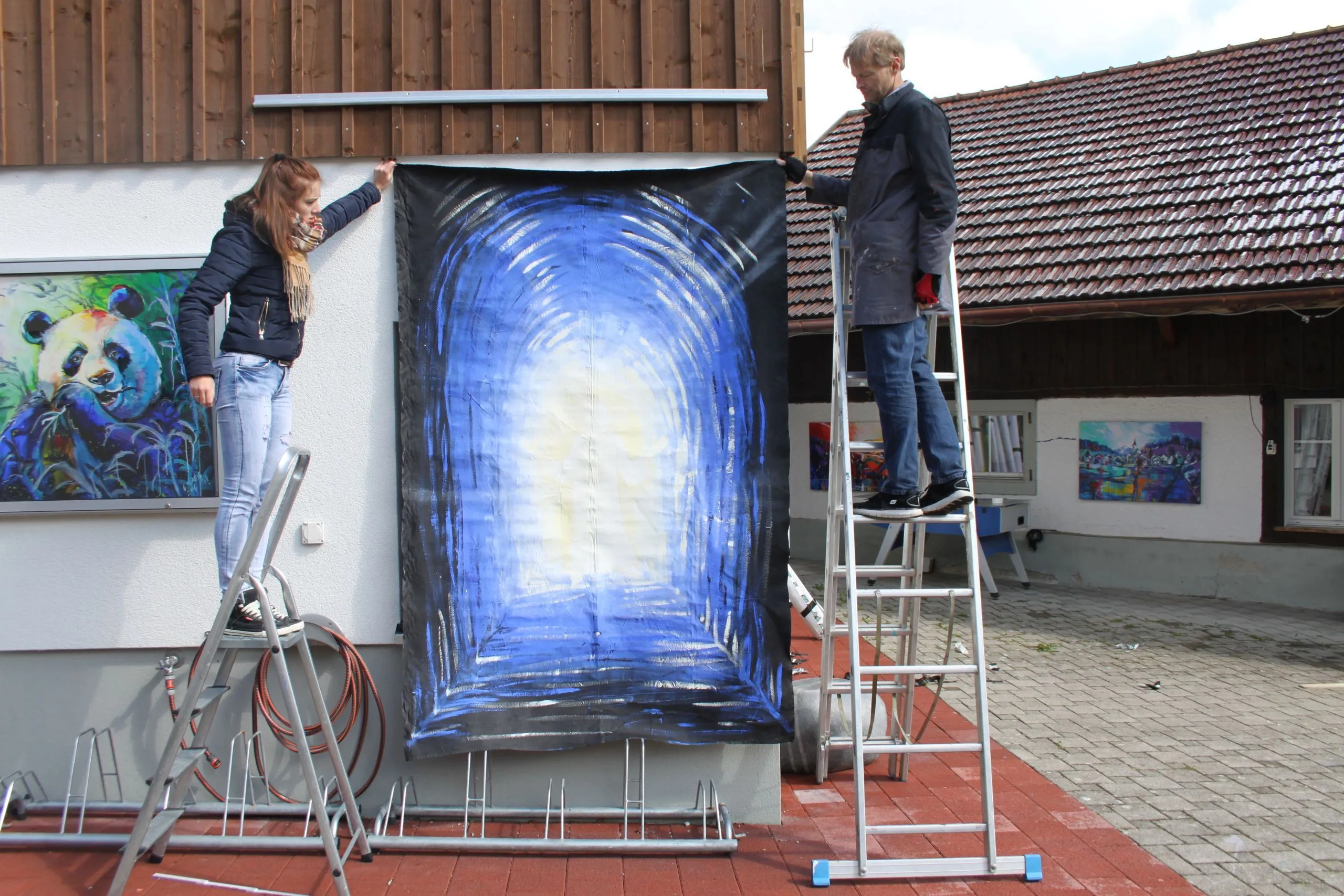 Kulisse Himmelstor, Türe, Licht