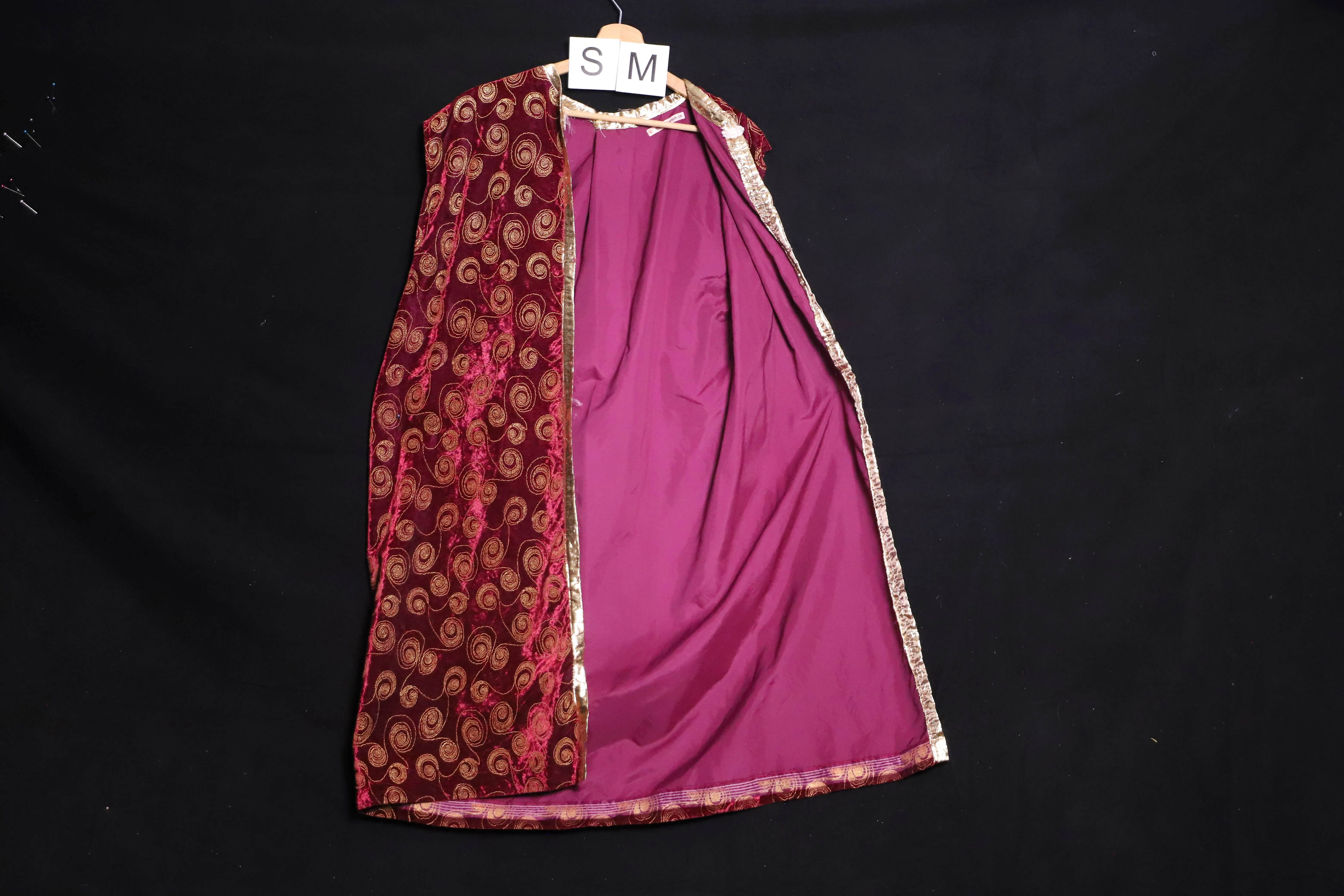 Test Umhang S-M, violett-gold (SM0527)