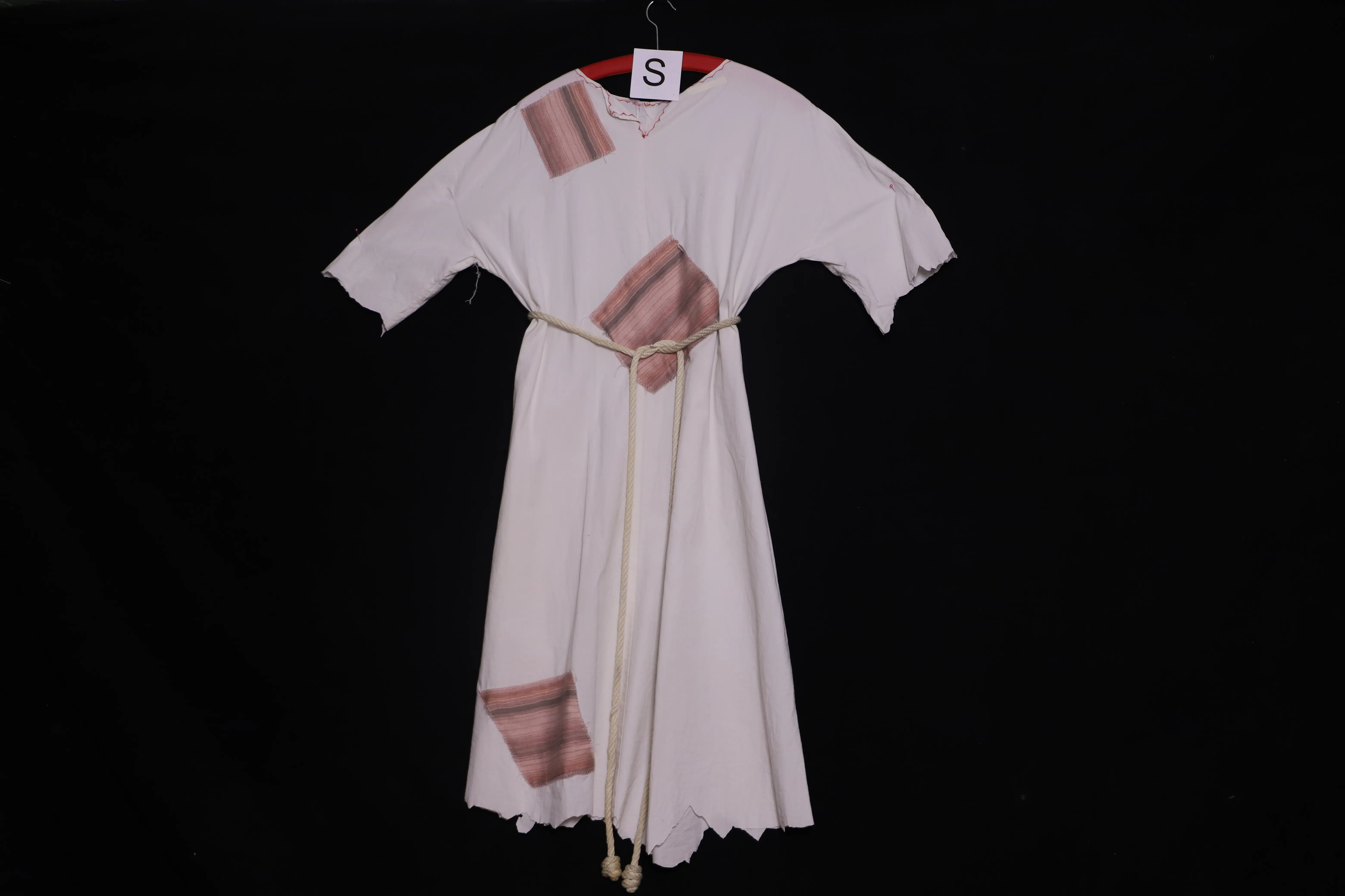 Verkleidung S, Bettler weiss ( S01121 )