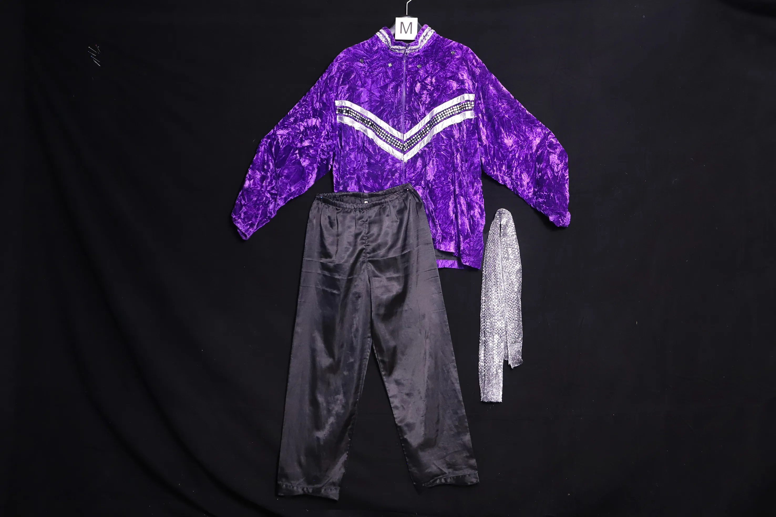 Verkleidung M, violett-schwarz ( M0533 )