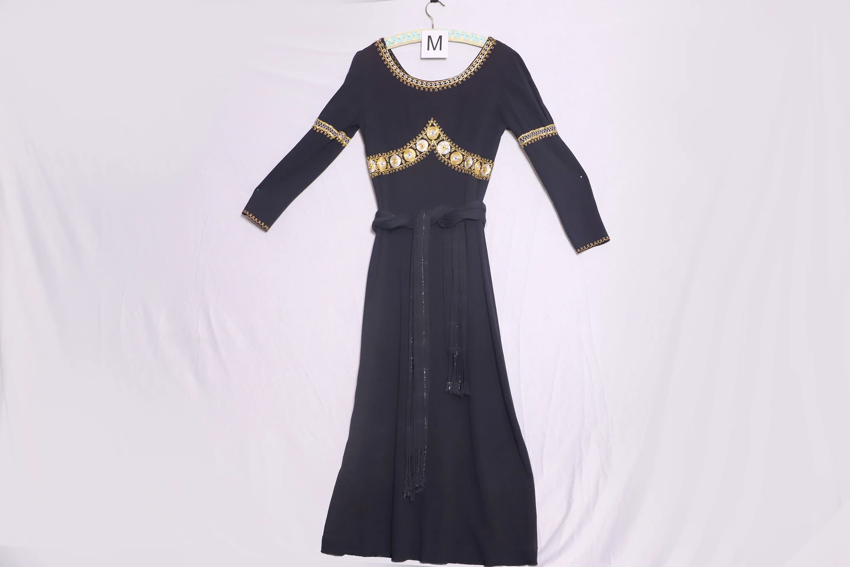 Verkleidung M, schwarz-gold ( M0223 )