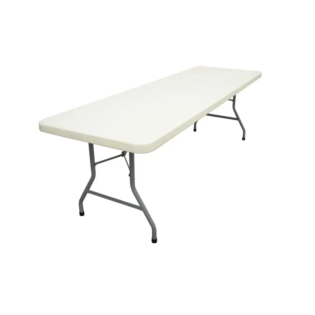 8ft Rectangular Folding Banquet Table