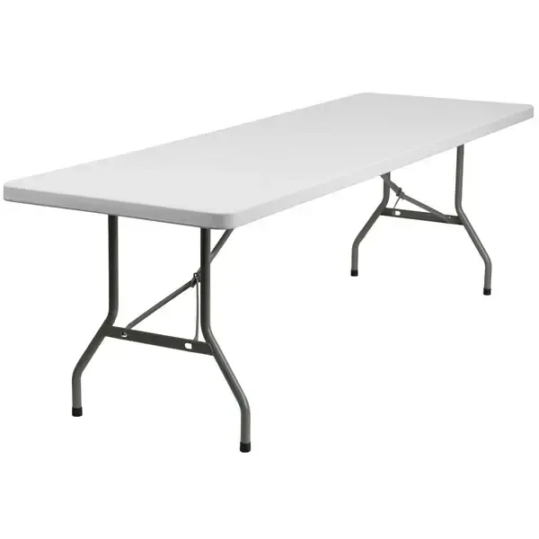 8ft Rectangular Folding Banquet Table
