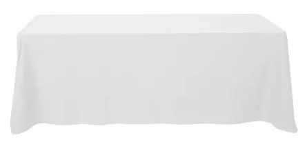 White Linen 90" x 132" (Rectangle)