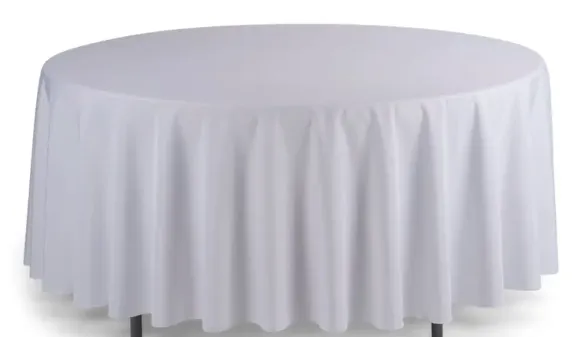 White Linen (108'' Round)  