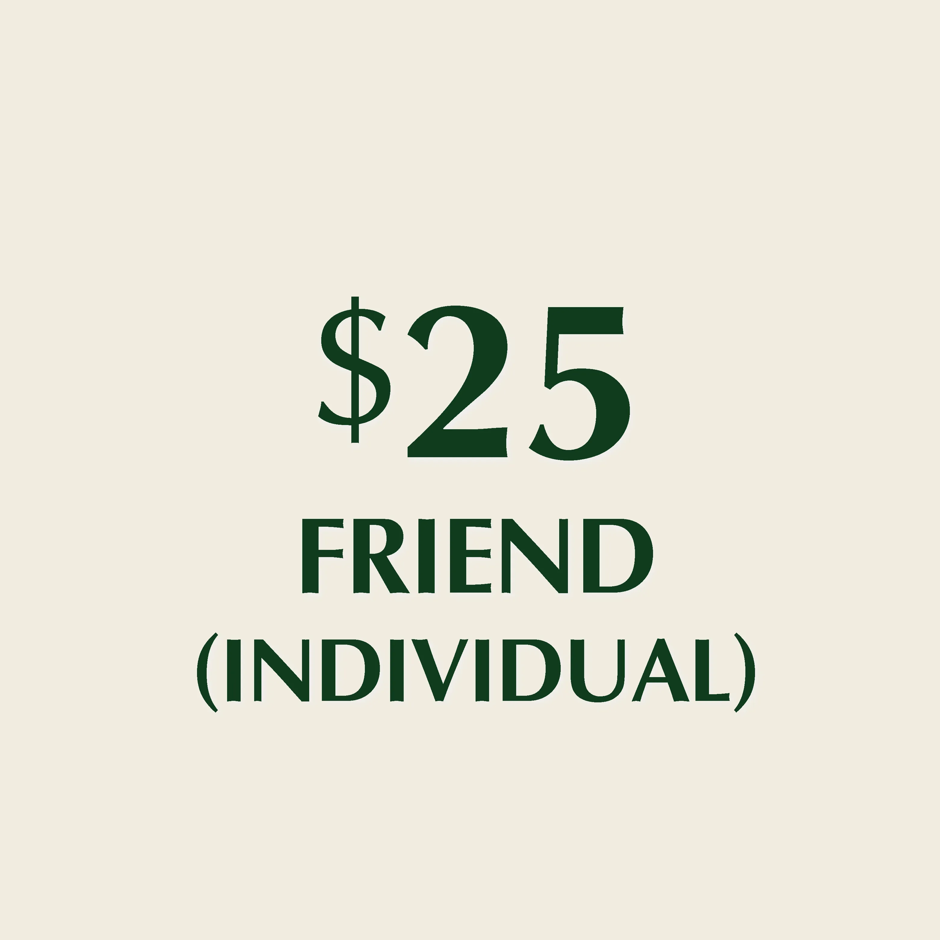 Individual Memberships