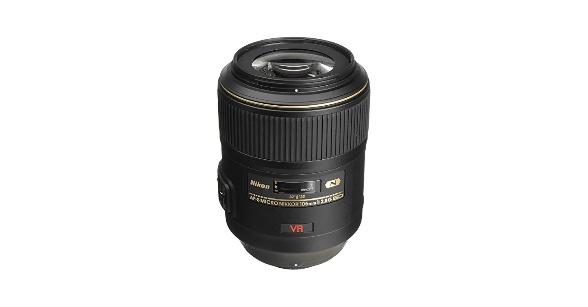 Nikon N AF-S Micro Nikkor 105mm f/2.8 G ED VR w/ soft case, hood and uv protective filter
