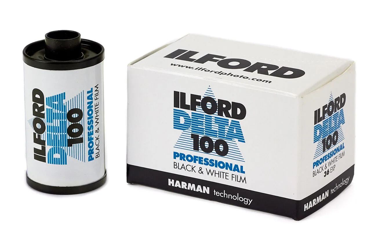 Ilford Delta Professional 100 ISO Black & White Film 35mm 36 Exp Roll