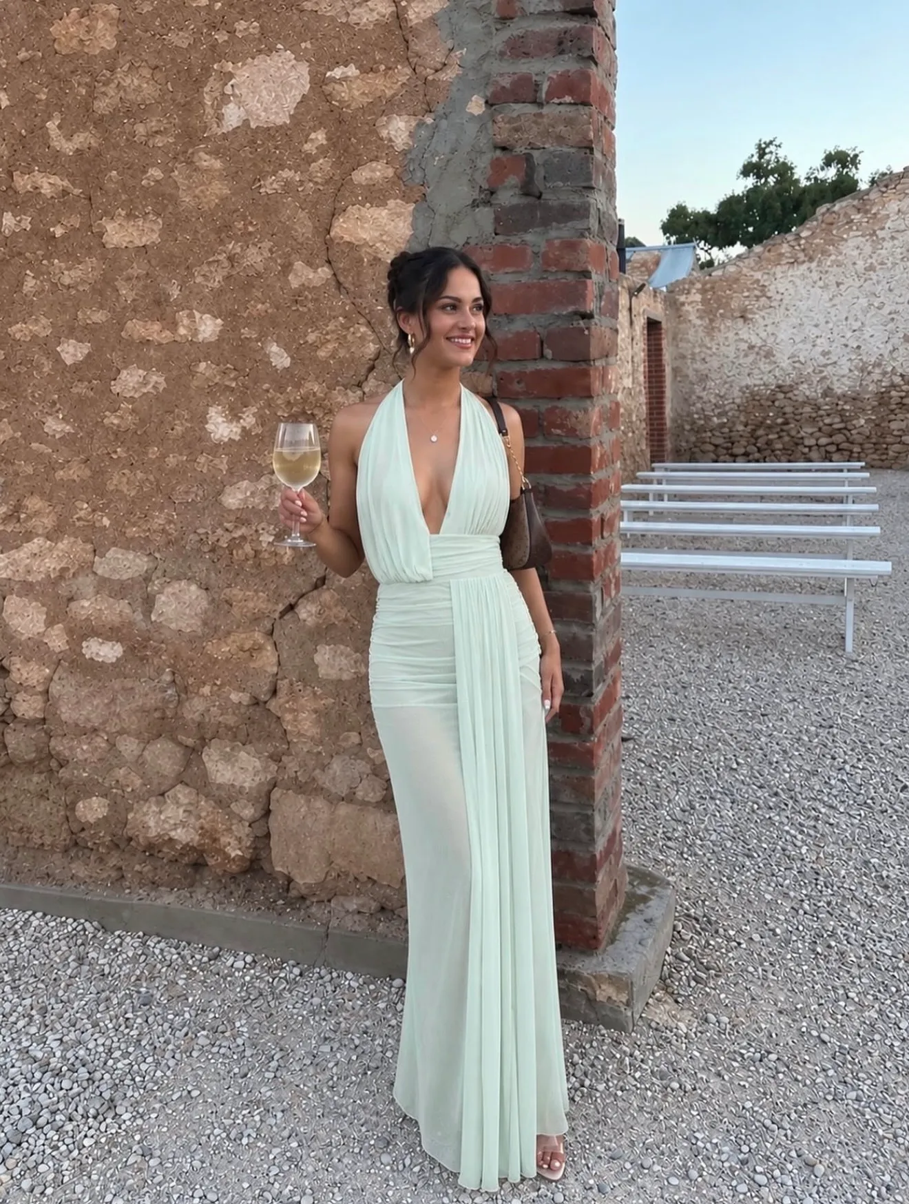 Bec + Bridge - WREN DRAPE MAXI DRESS in Spearmint
