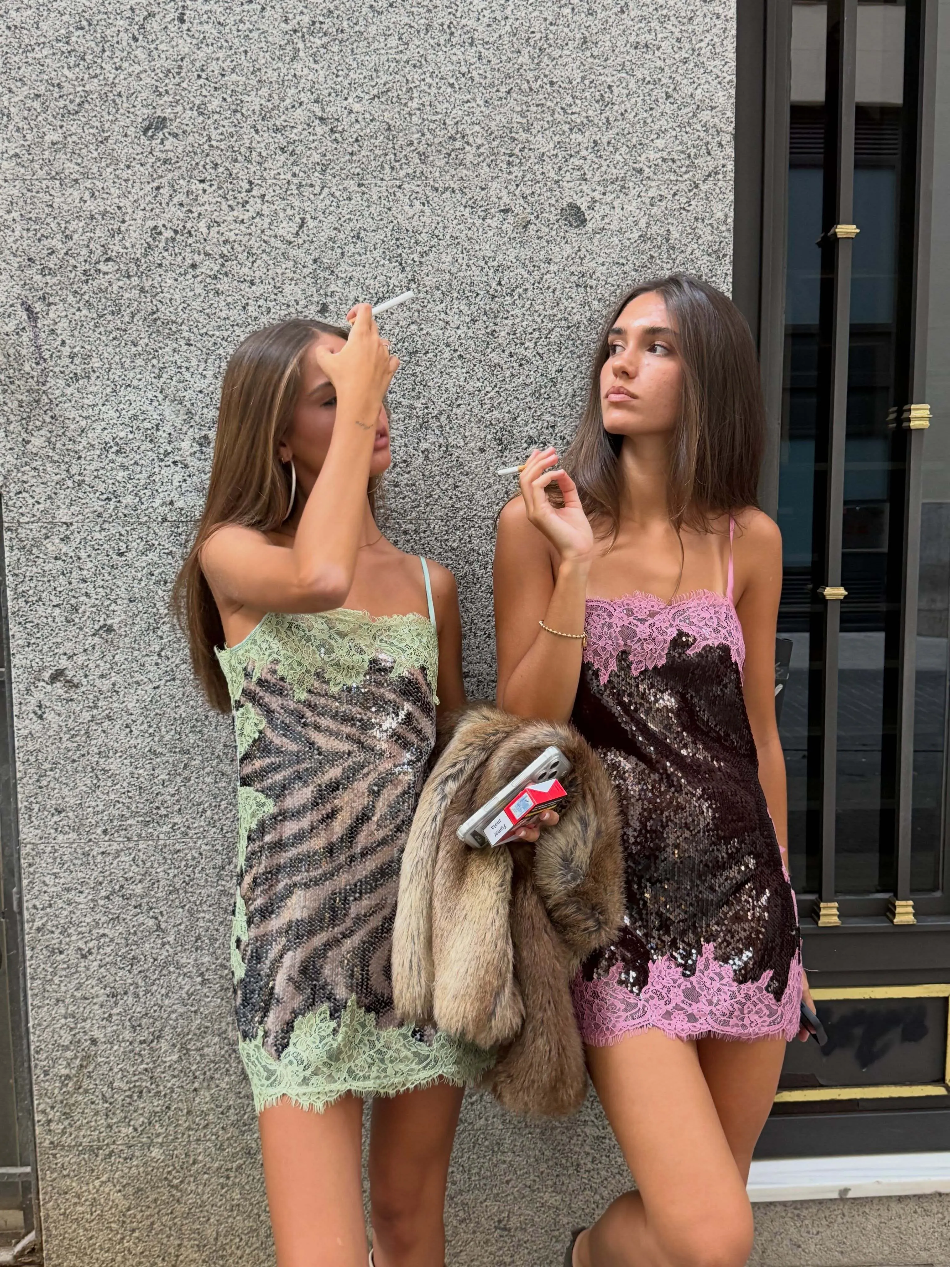 HAND OVER - Chase Mini Dress Pink and Red