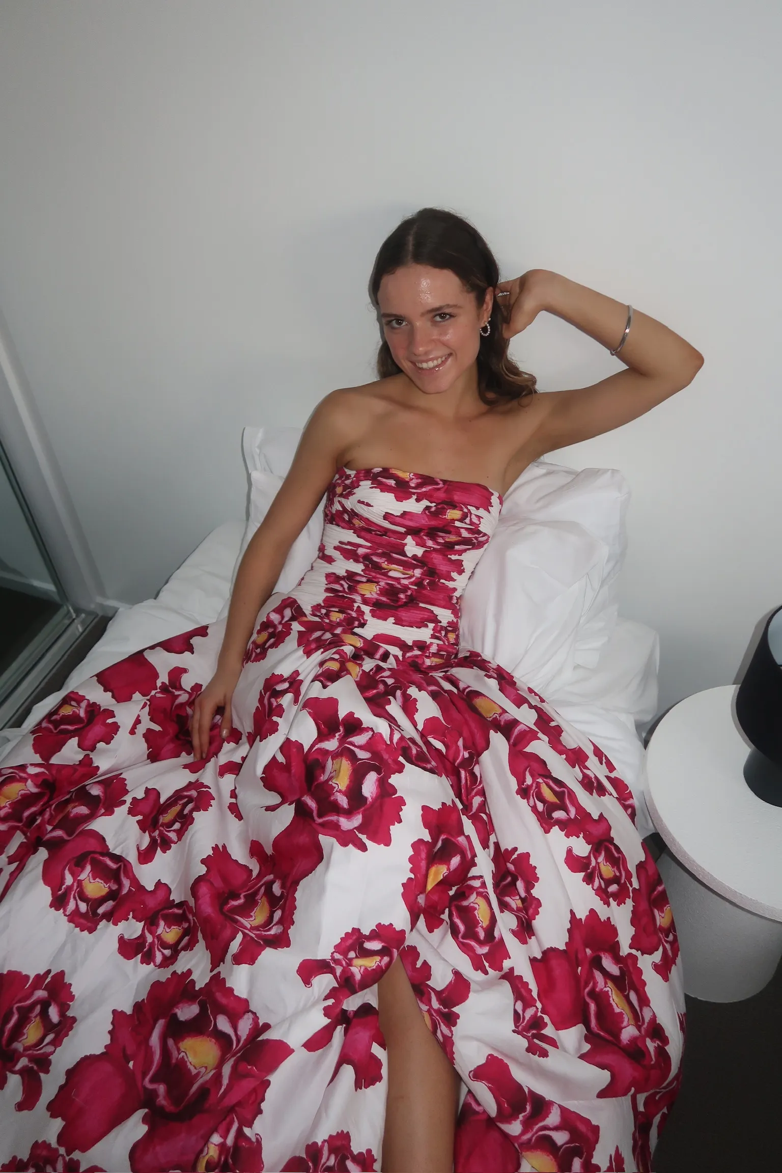 AJE - BeHold Maxi Dress in MAGENTA