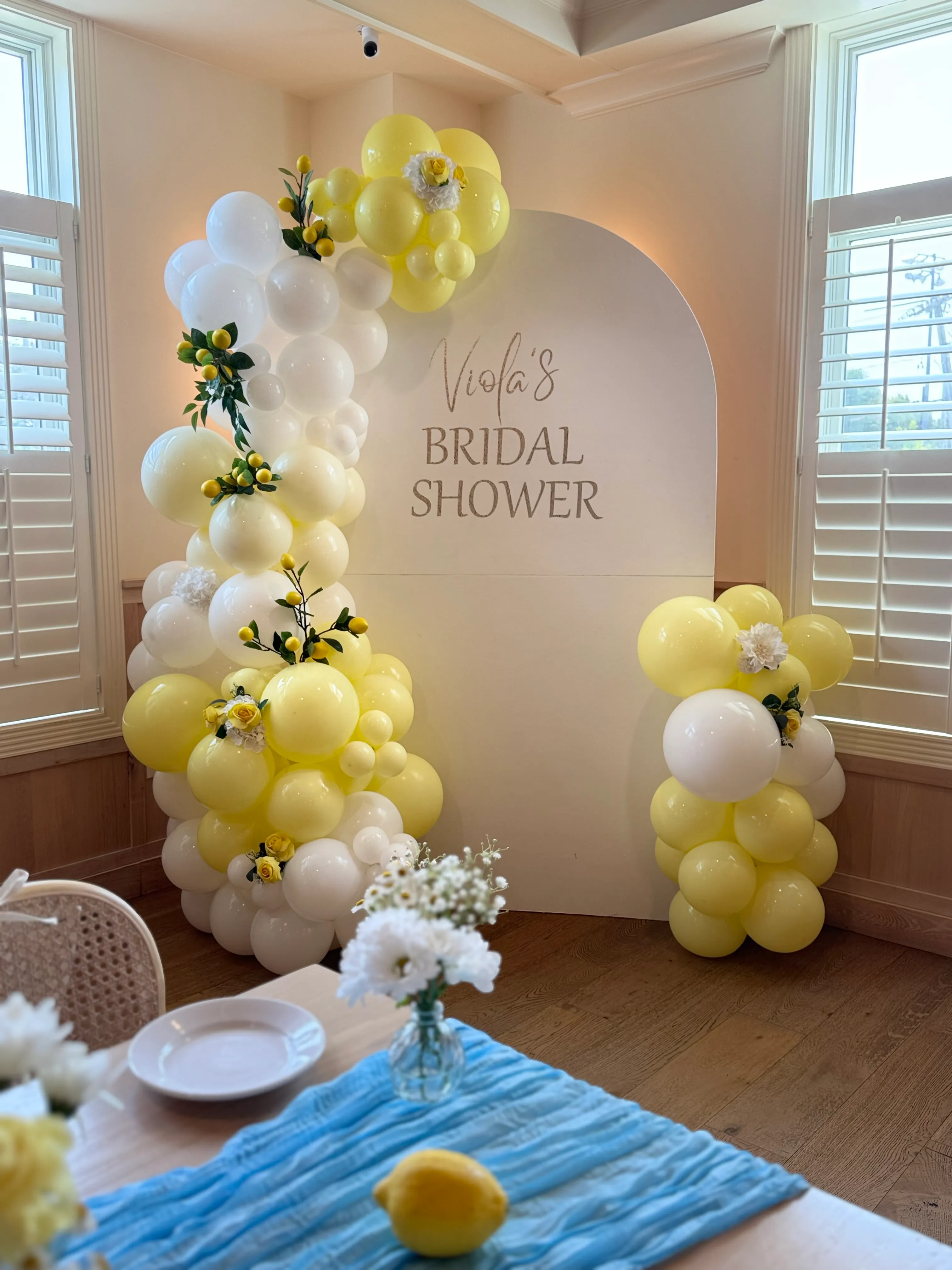 Bridal Shower Backdrop