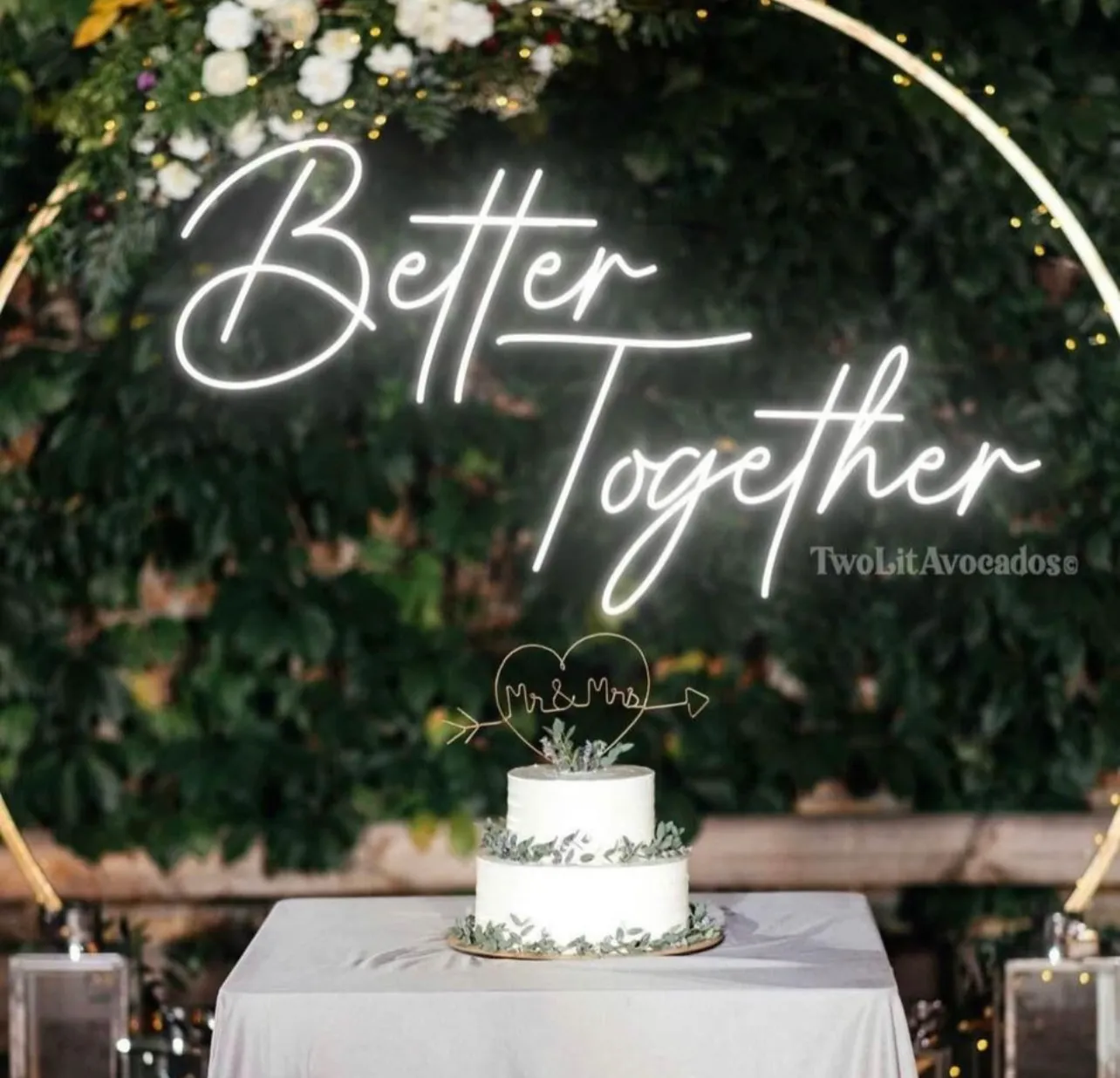 Better Together LED Sign