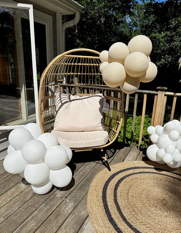 Egg Rattan Chair