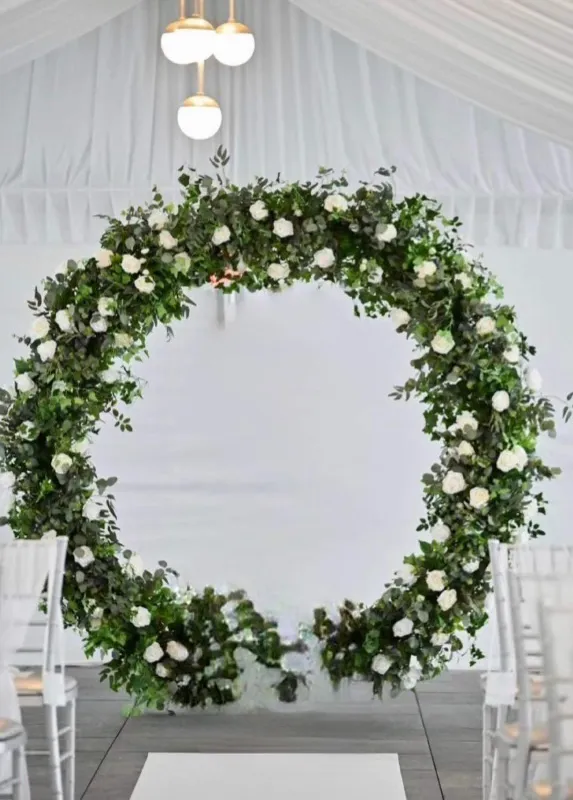 Floral Round Backdrop