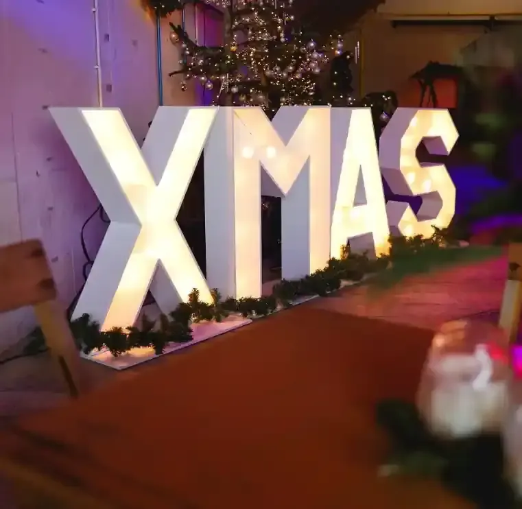 Lichtletters XMAS