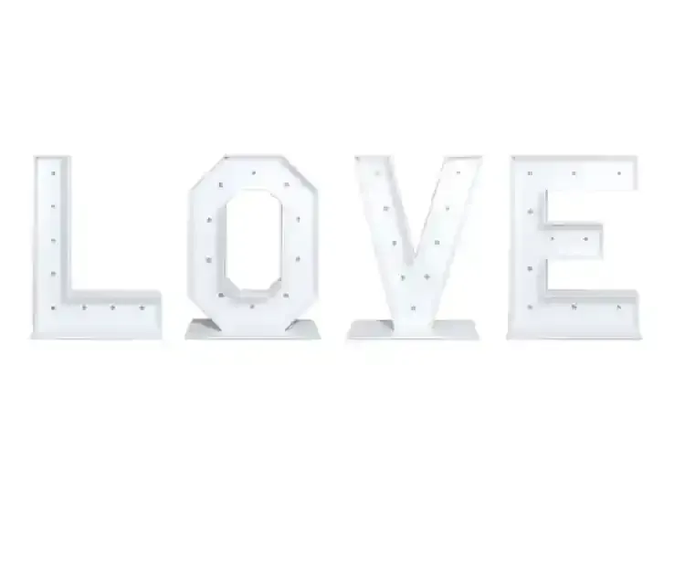 Lichtletters LOVE