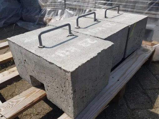 ballast blok voor tent 23kg