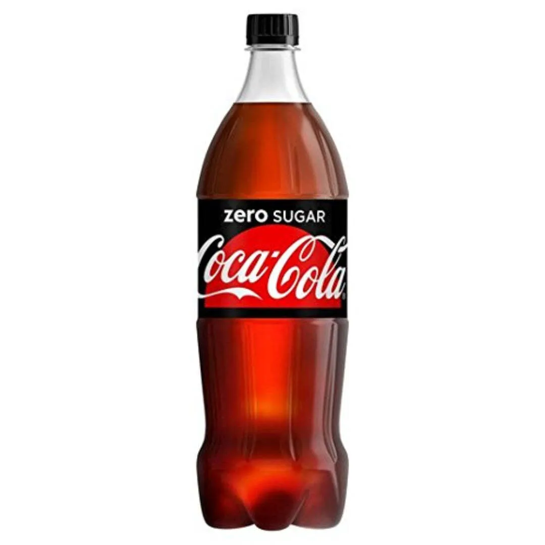 Fles Coca Cola Zero 1l