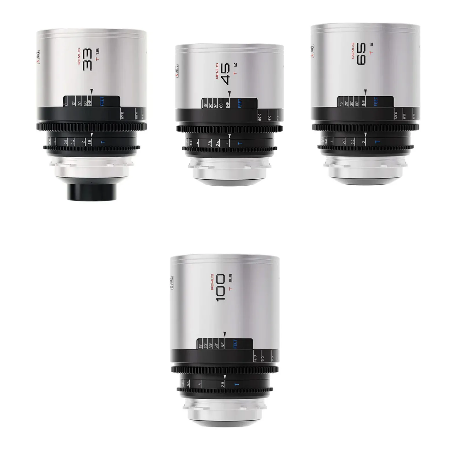 REMUS Blazar Vollformat Anamorphoten 1.5X Set PL Amber