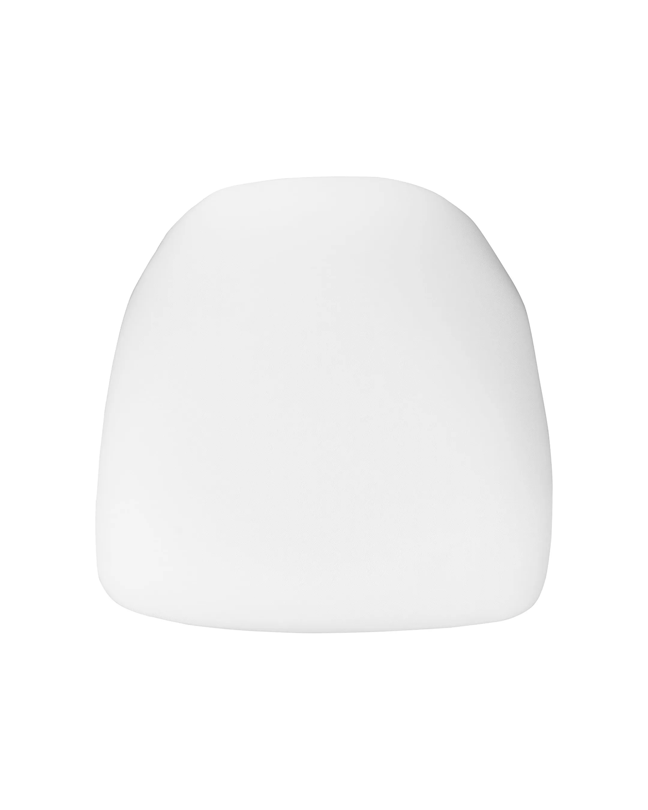 White Thick Cloth Panel Chiavari Chair Cushion Pad