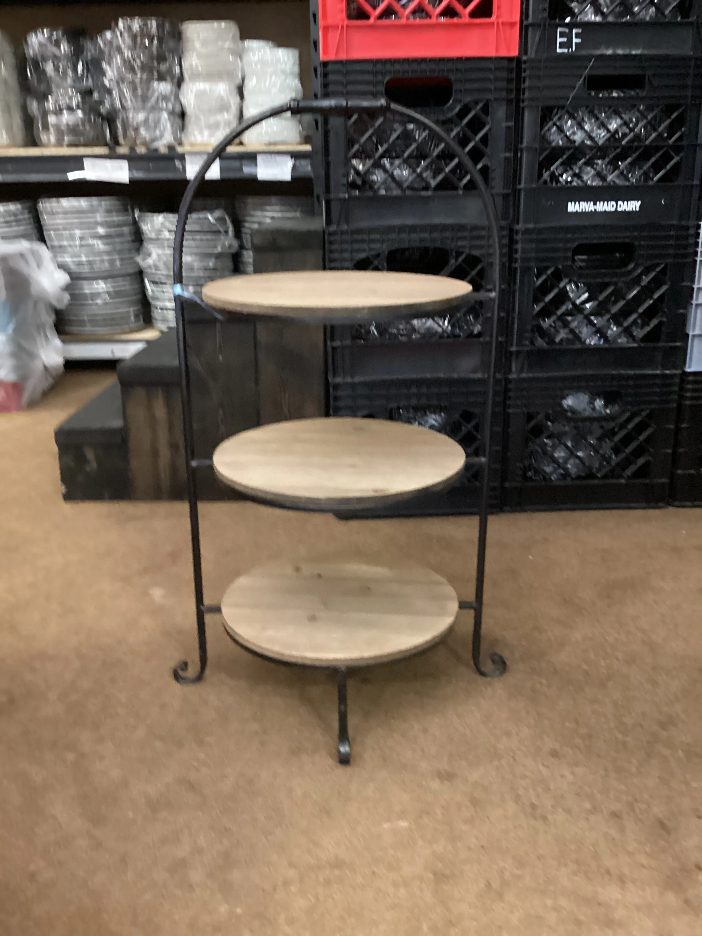 3 Tier wooden Dessert stand 