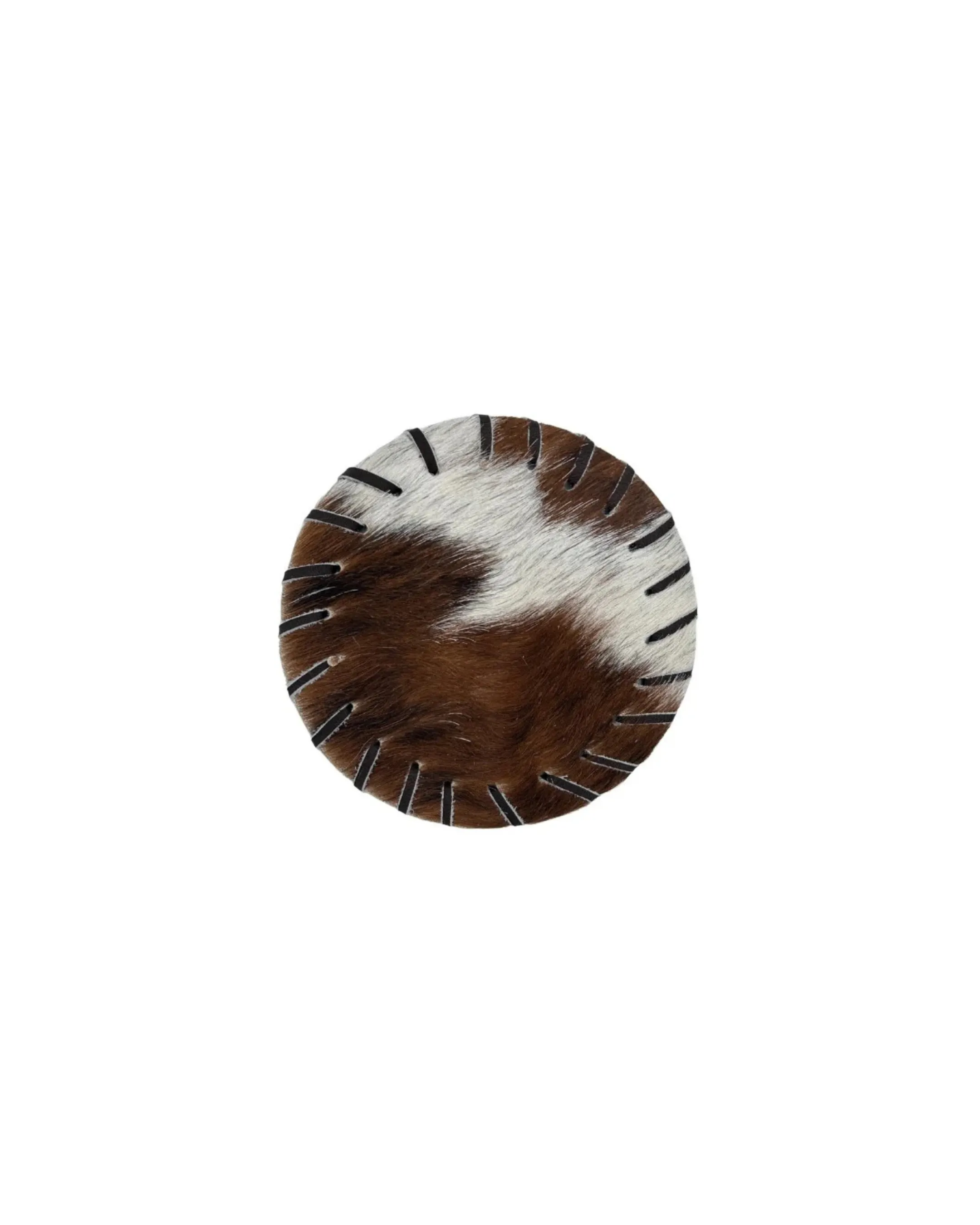 Cowhide Coaster