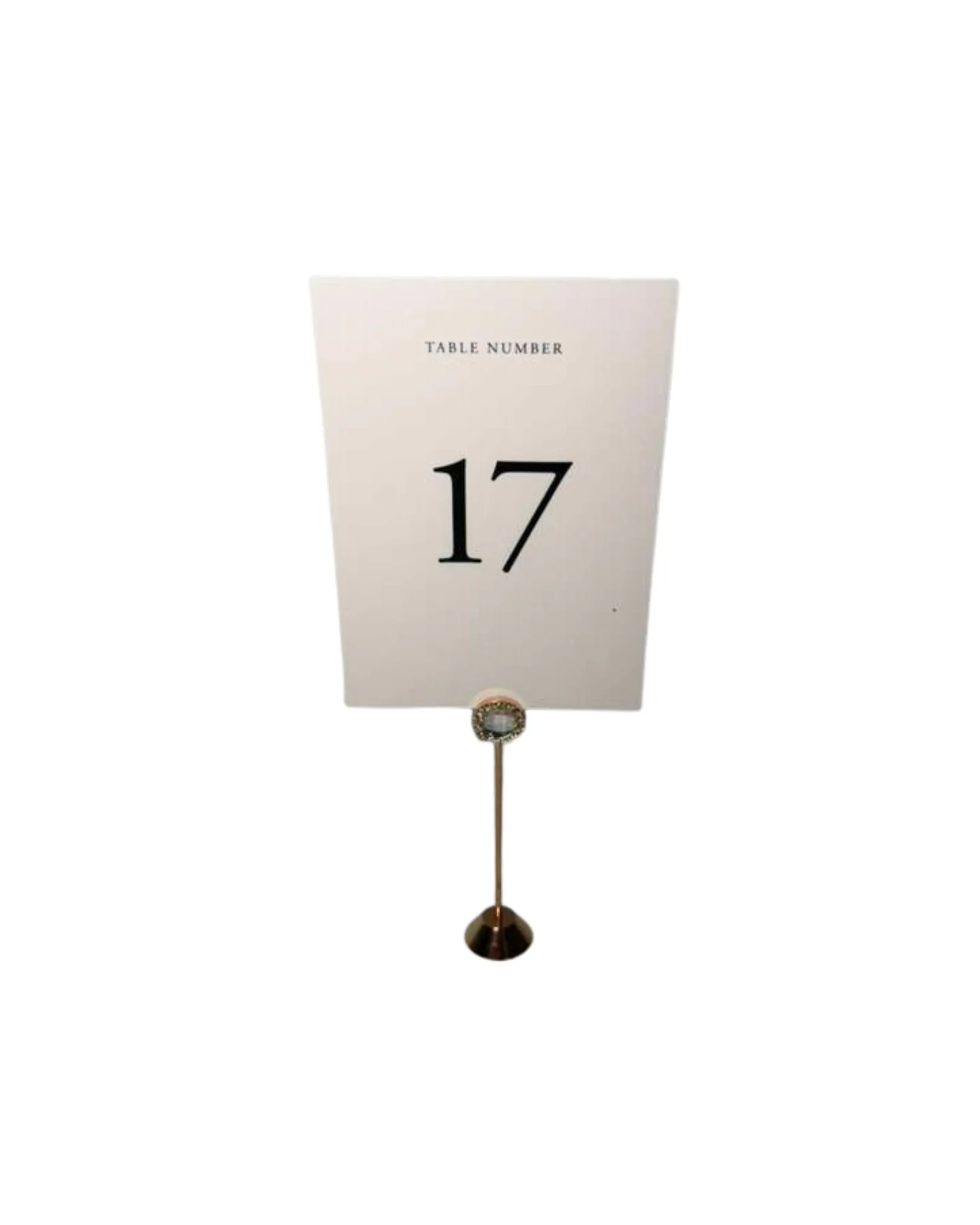 Cardstock Table Numbers Set (1-20)