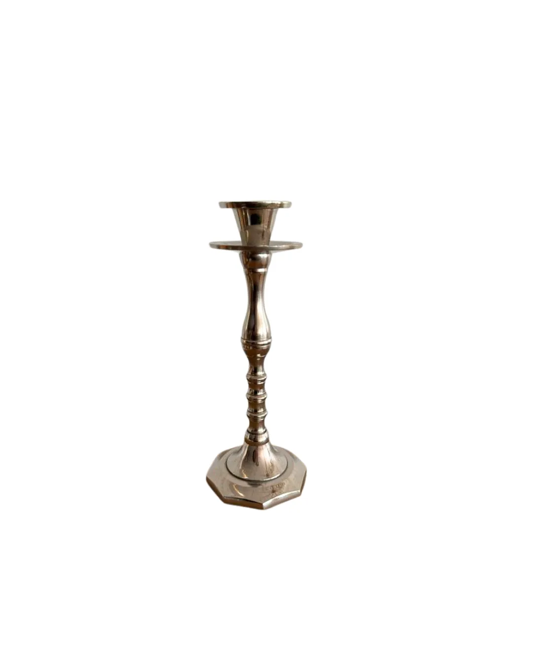 Silver Taper Candle Holder