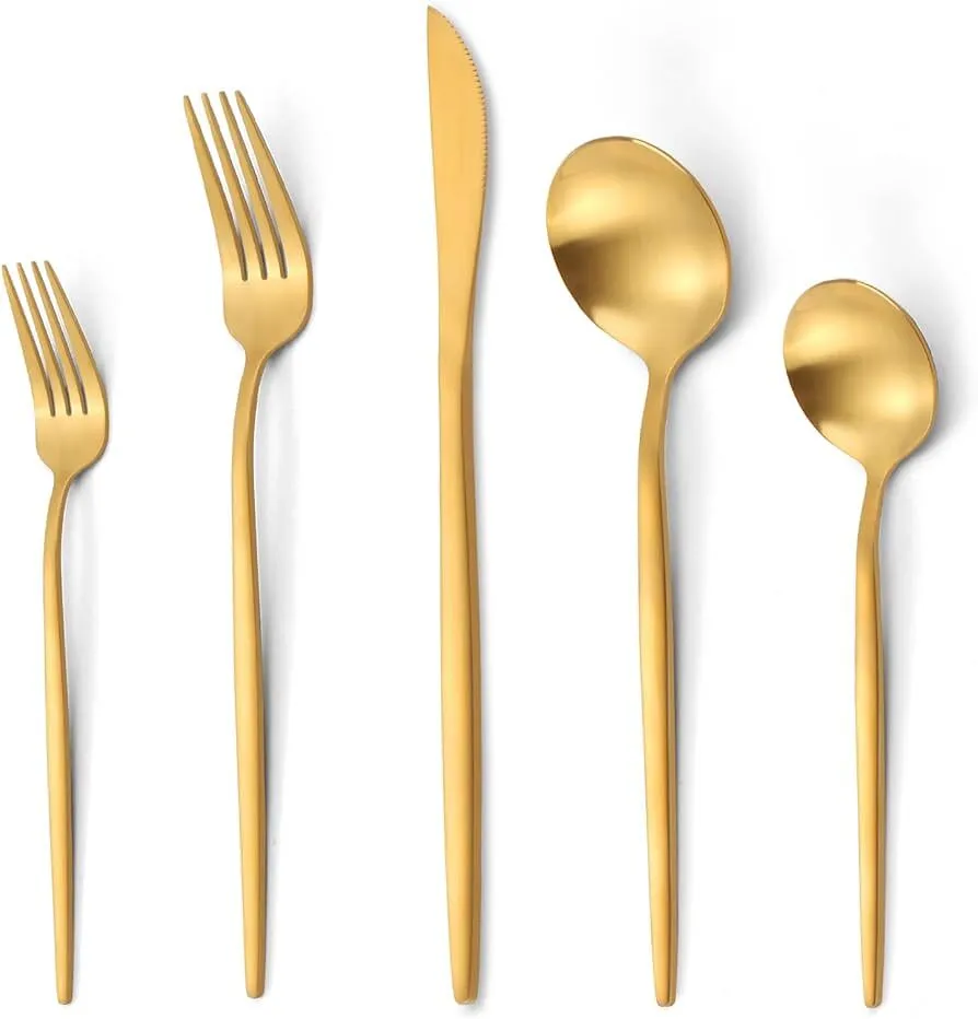 Fameware gold matte Dinner knife