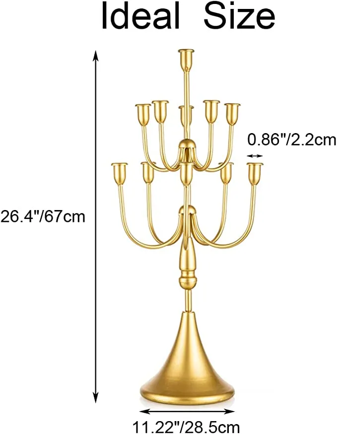 Gold Wedding Candelabra Tall 