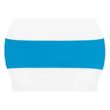 Spandex Chair Band- Aqua