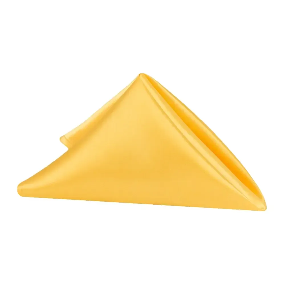 Canary Yellow Satin Napkin