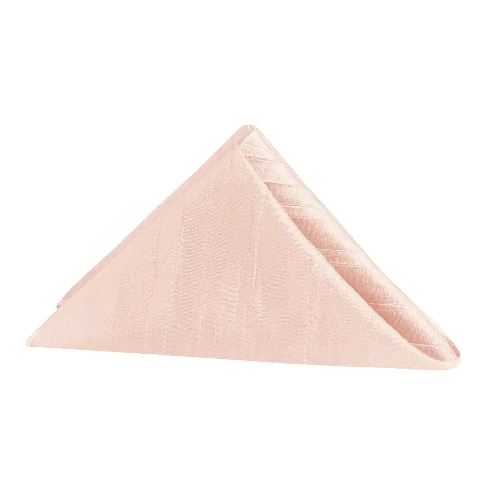 Blush Accordion Crinkle Napkin