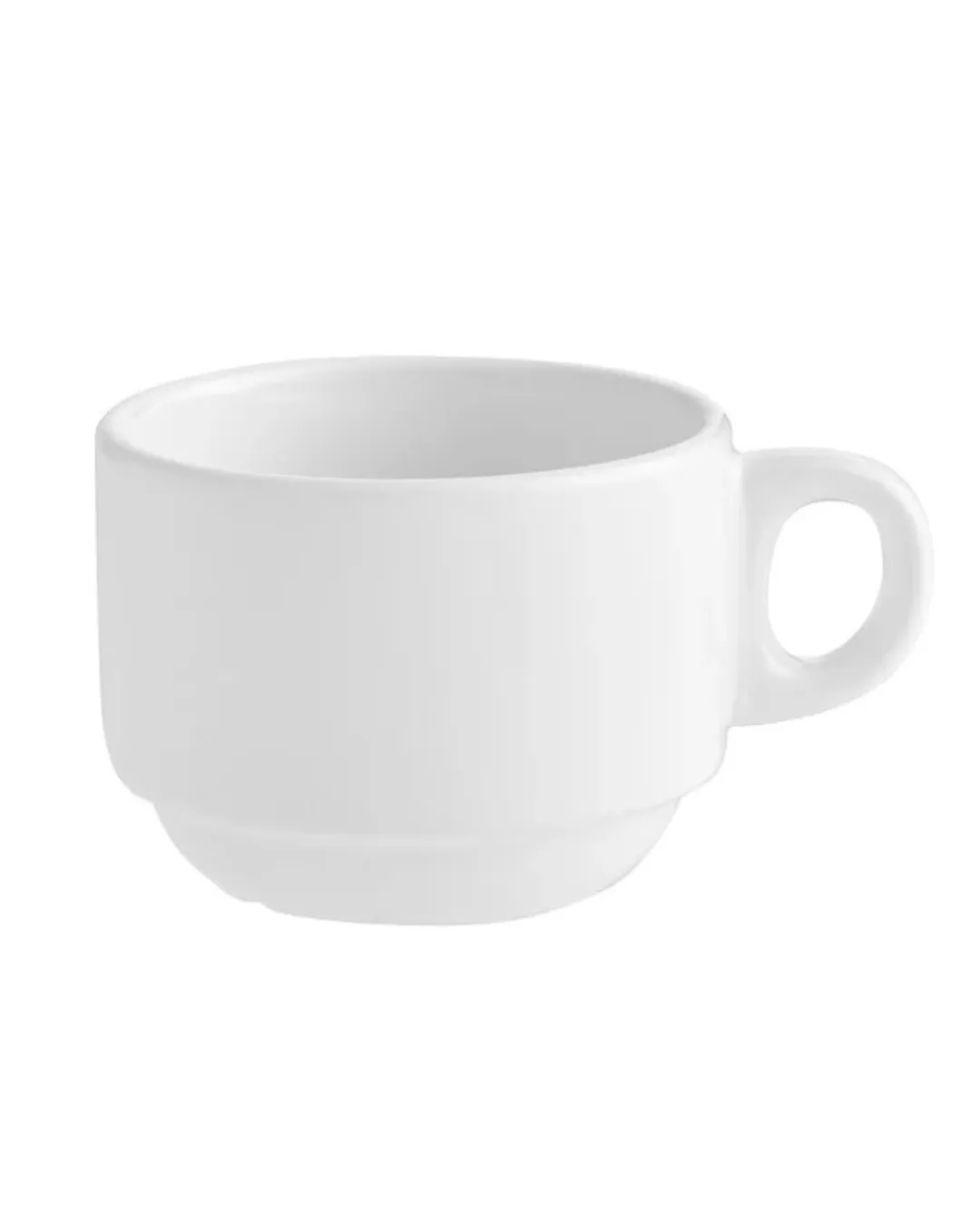 White Stackable Coffee Cup 7oz