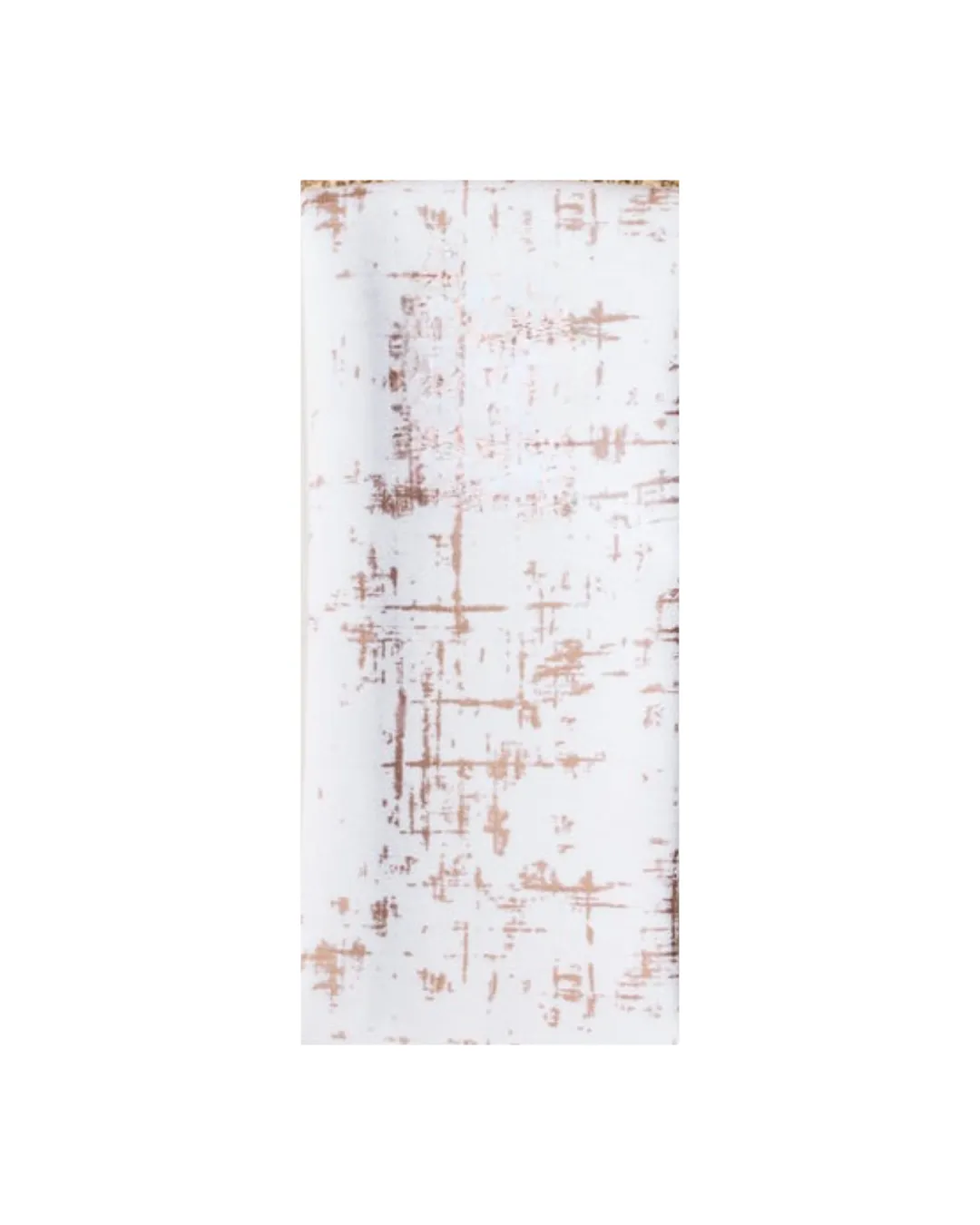 White Etched Velvet Napkin