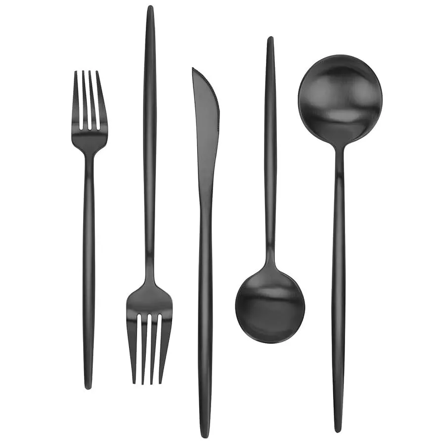 Fameware Matte black dinner spoon 