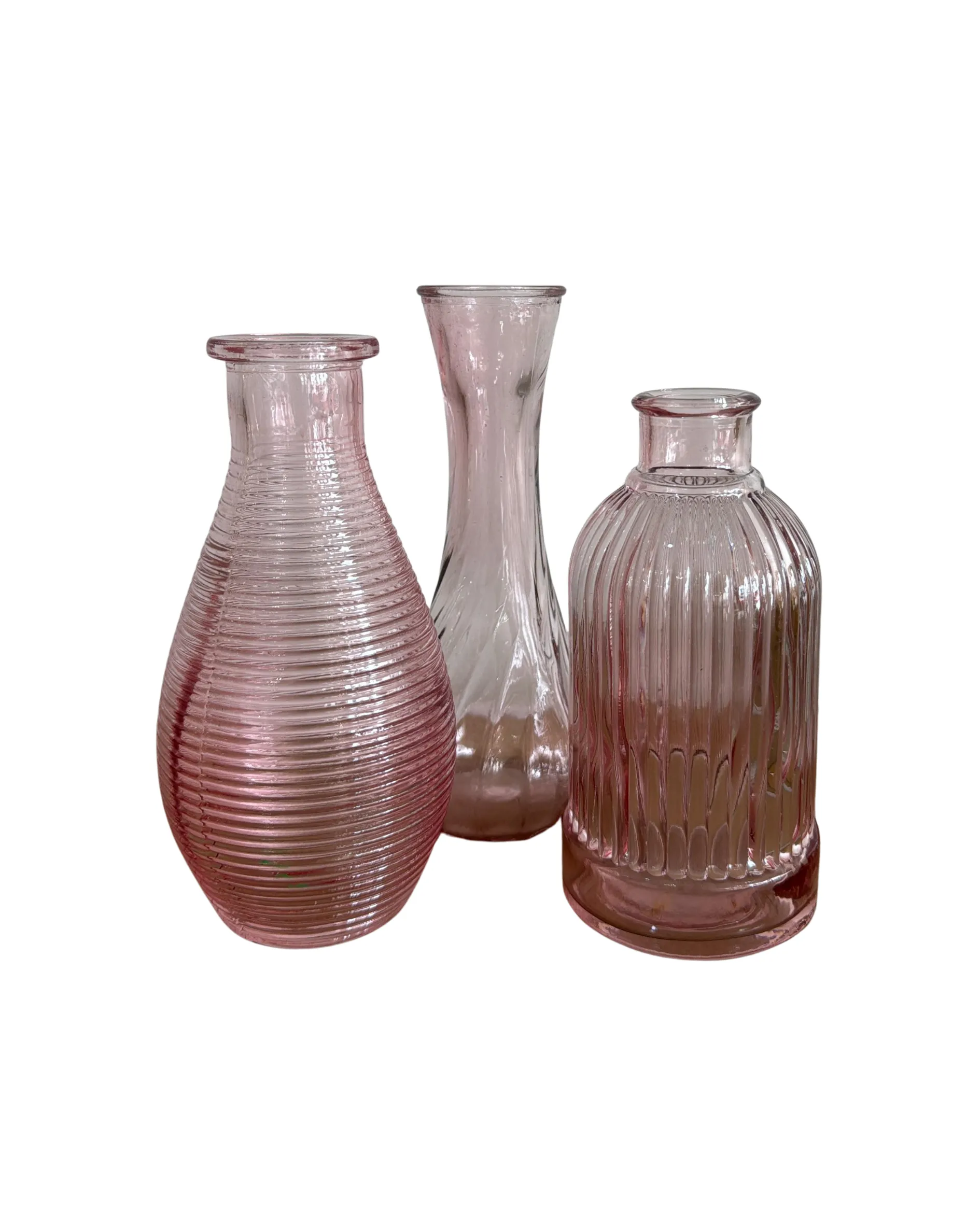 Variety Blush Bud Vases