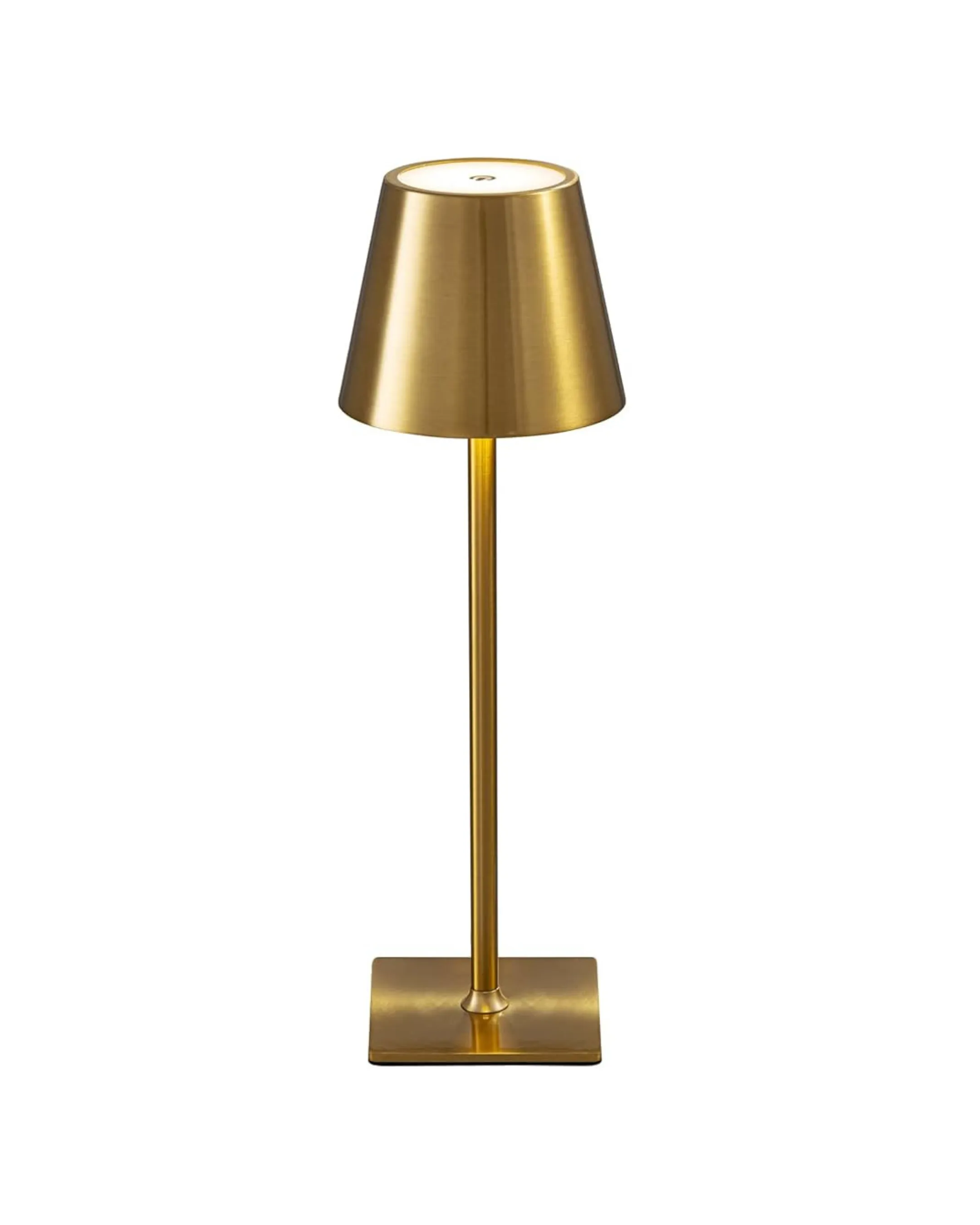 Gold Cordless Table Lamp
