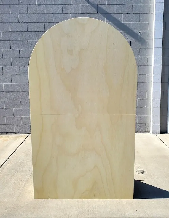 Wooden Arch Backdrop 7'x4' 