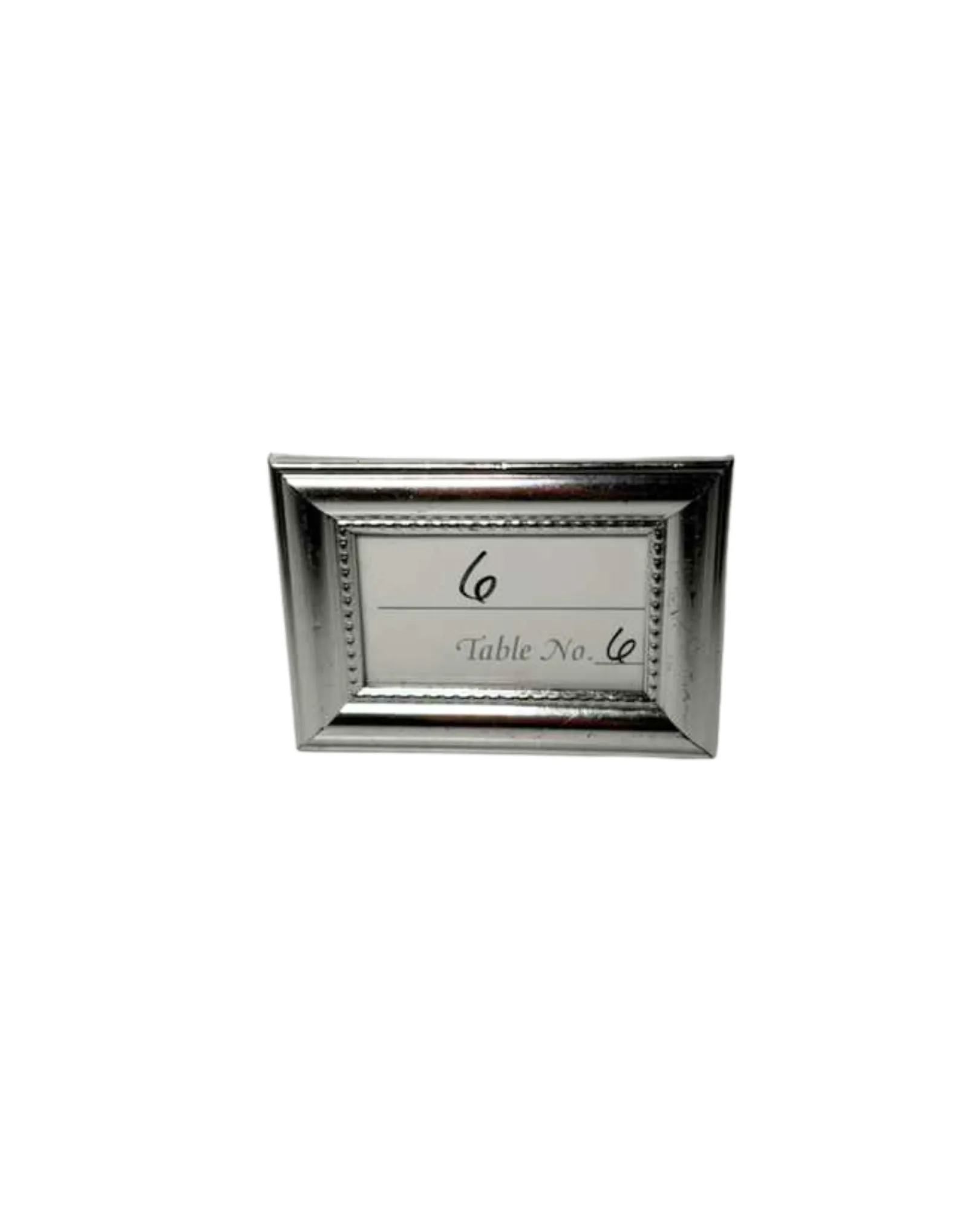 Silver Mini Frame Table Numbers Set (1-20)