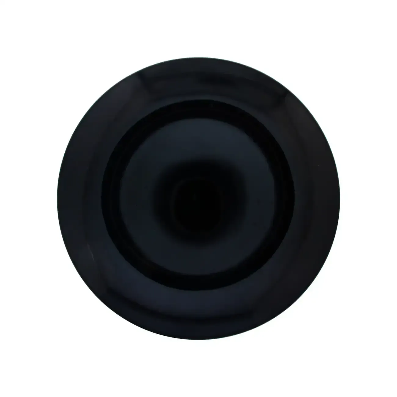 Gibson Home Black dinner plate