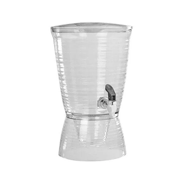 Acrylic clear beverage dispenser 2 gallon