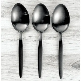 BLACK LARGE SPOONS 