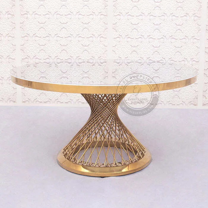 VORAGE Spoke Round Dining Table 60"