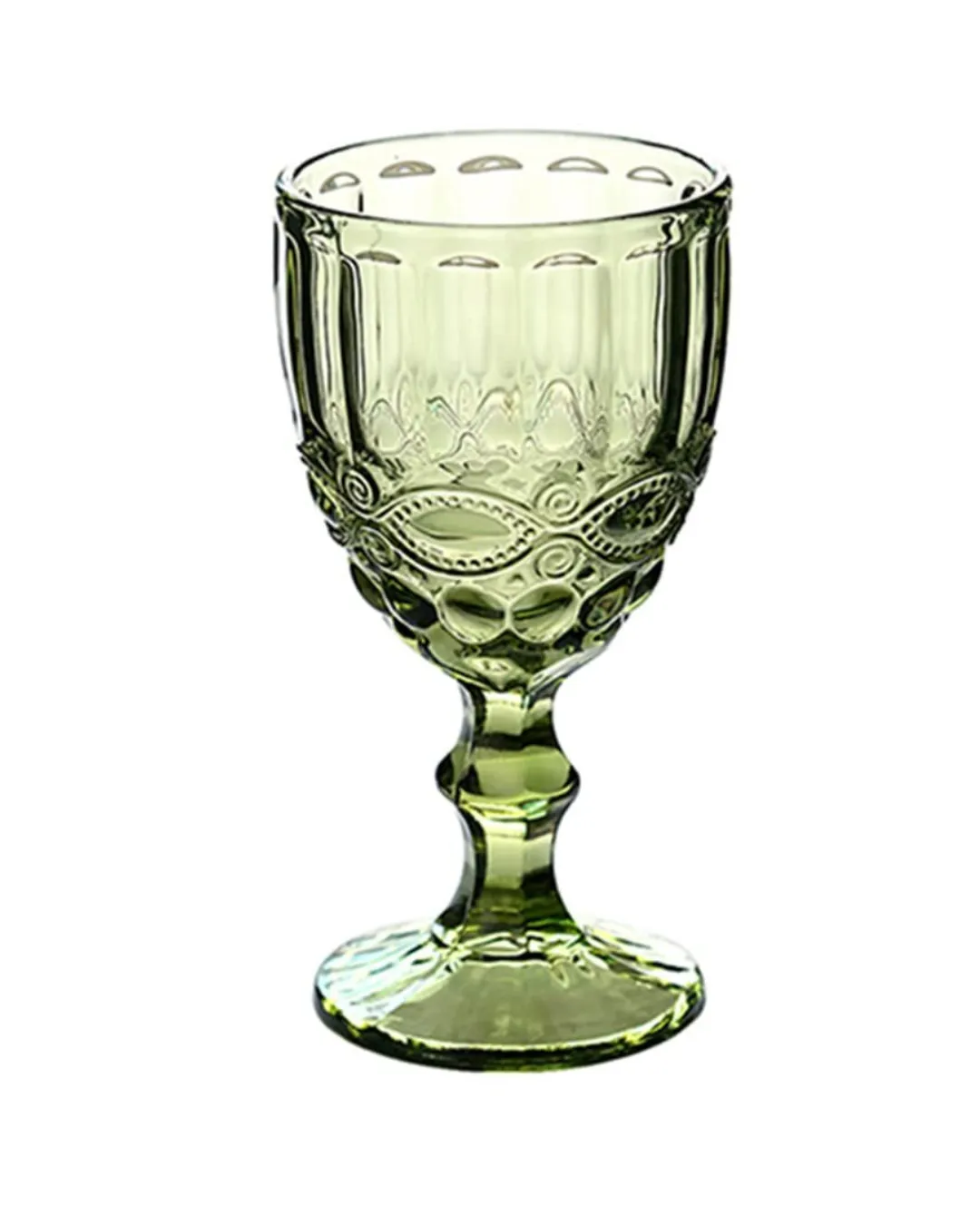 Green Water Goblet