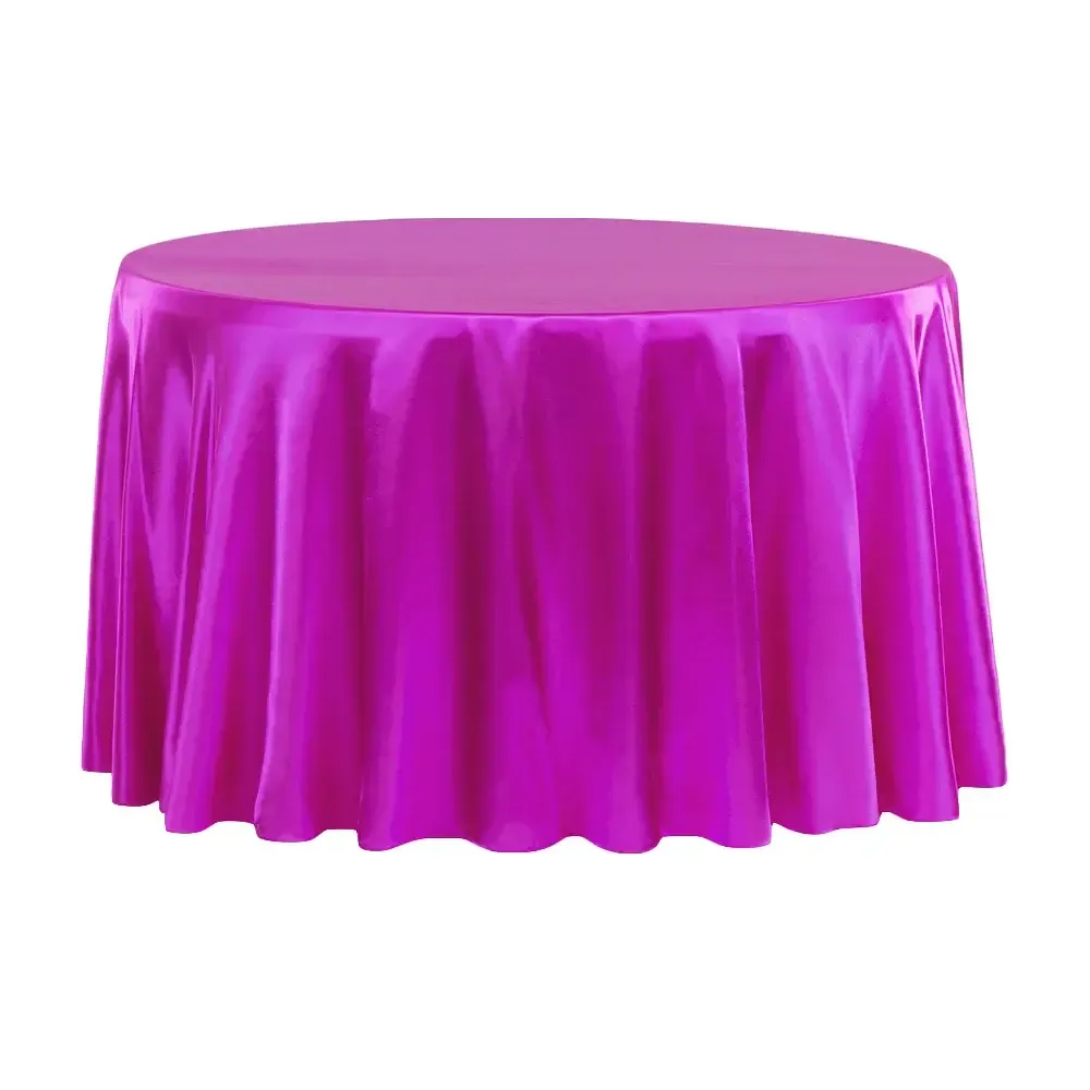 Pink Magenta Satin Linen